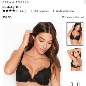 NWT Victoria's Secret Dream Angels Push Up Bra